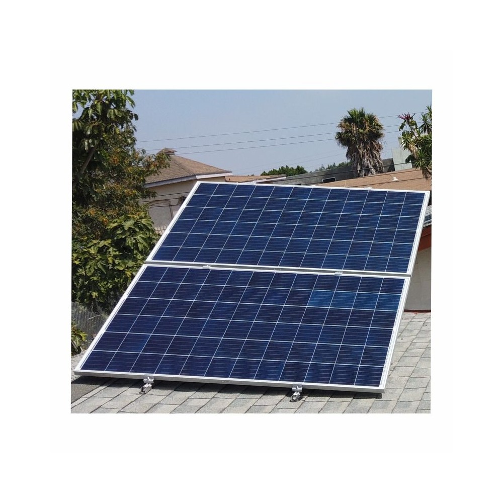 Sistema de montaje horizontal doble |Sistema de herraje para paneles solares | Proveedor de paneles solares Tijuana